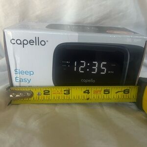 Capello Black Digital Alarm Clock